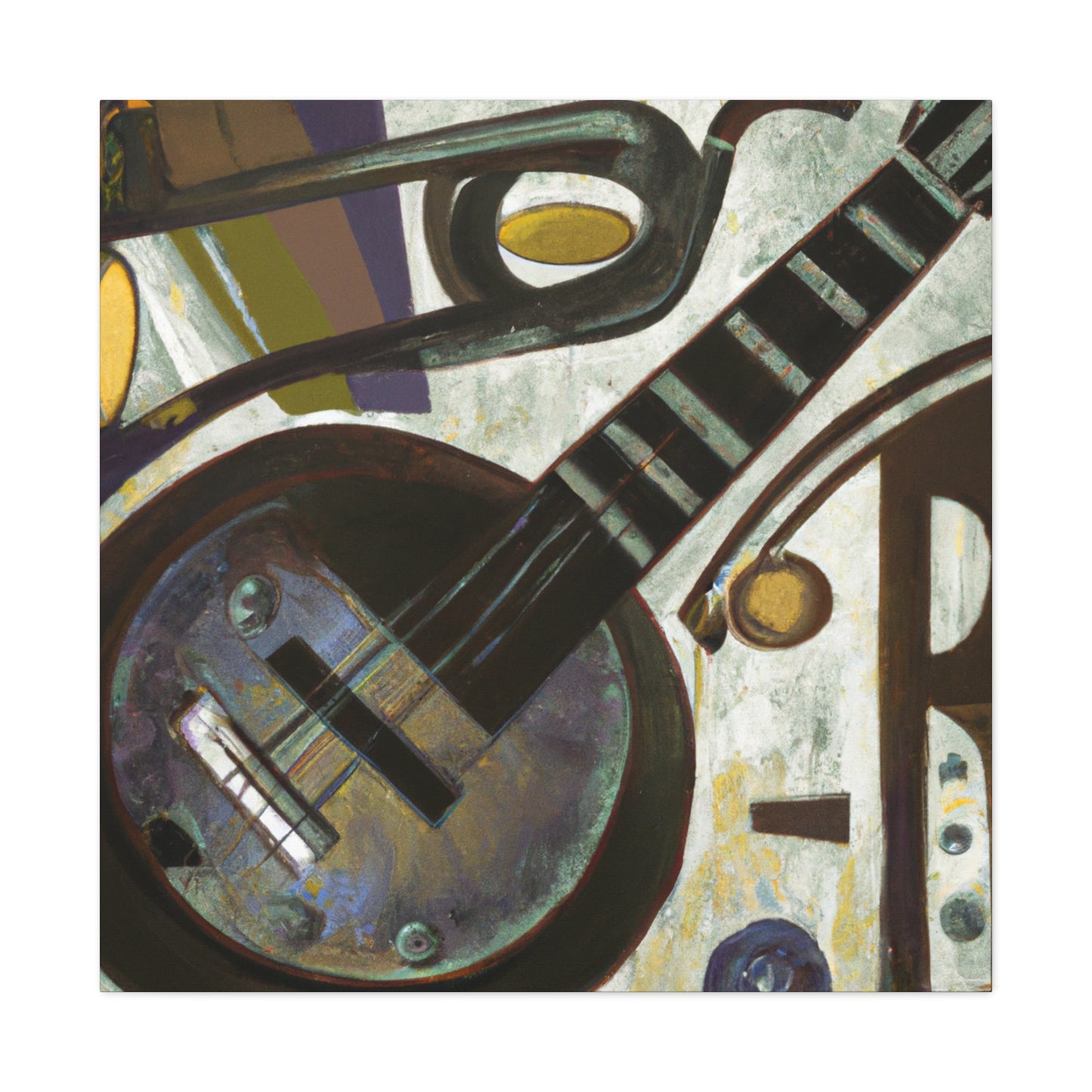 "Banjo Play of Passion" - Canvas