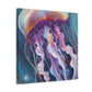 "Jellyfish in Art Deco" - Canvas