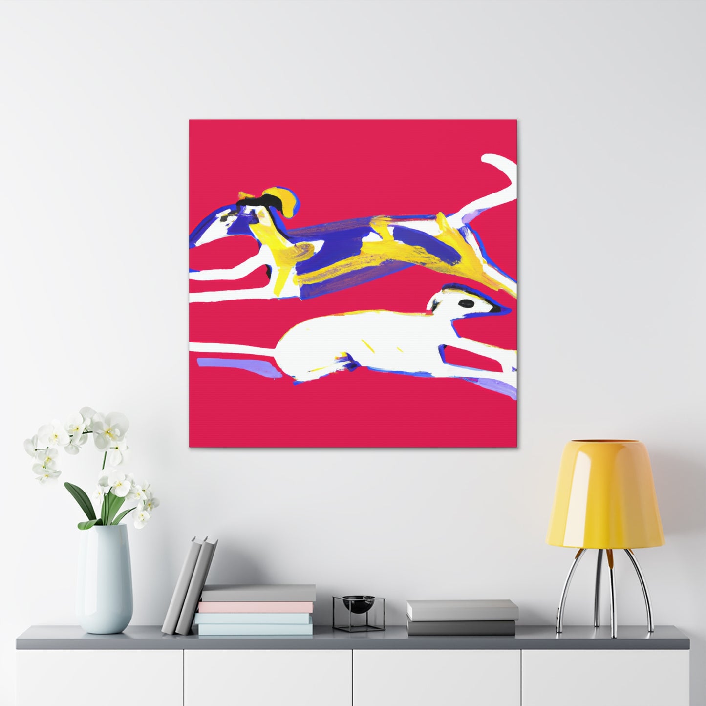 "Greyhound's Eternal Spirit" - Canvas