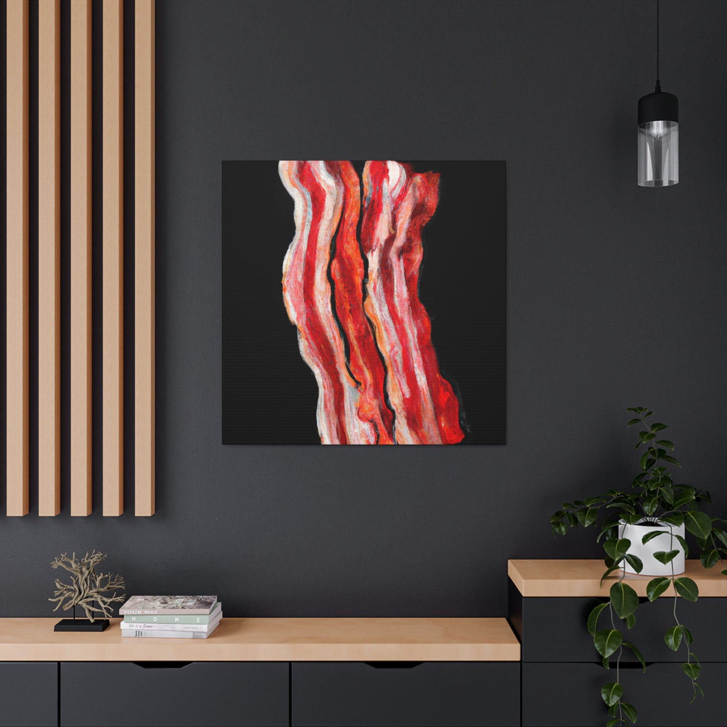 Bacon Minimalism Piece - Canvas