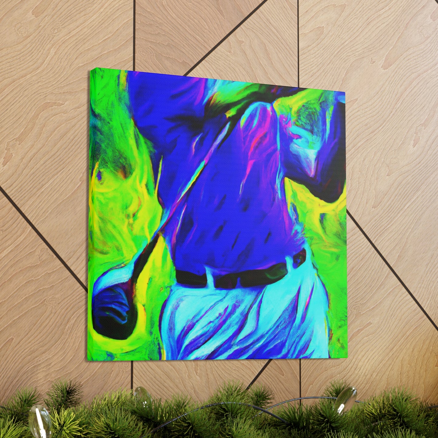 Golfing in Technicolor - Canvas