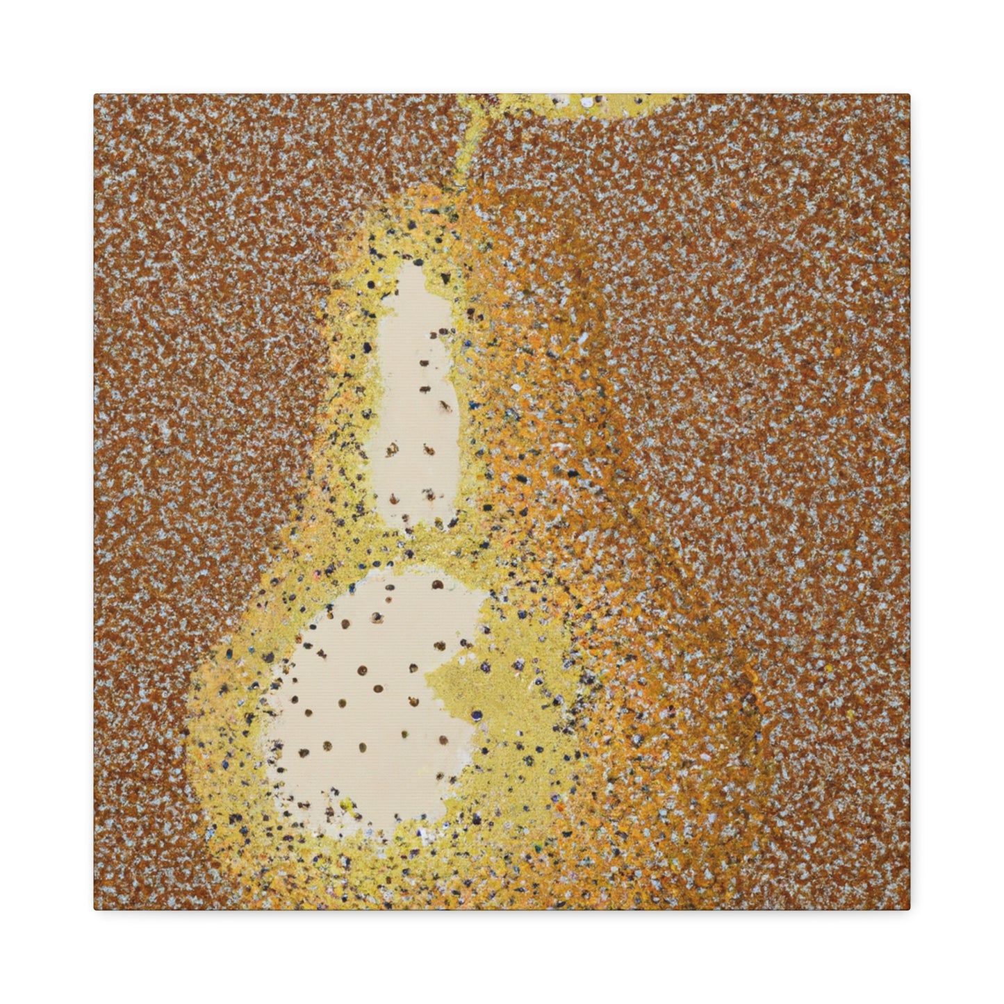 Pear in Pointsillism - Canvas