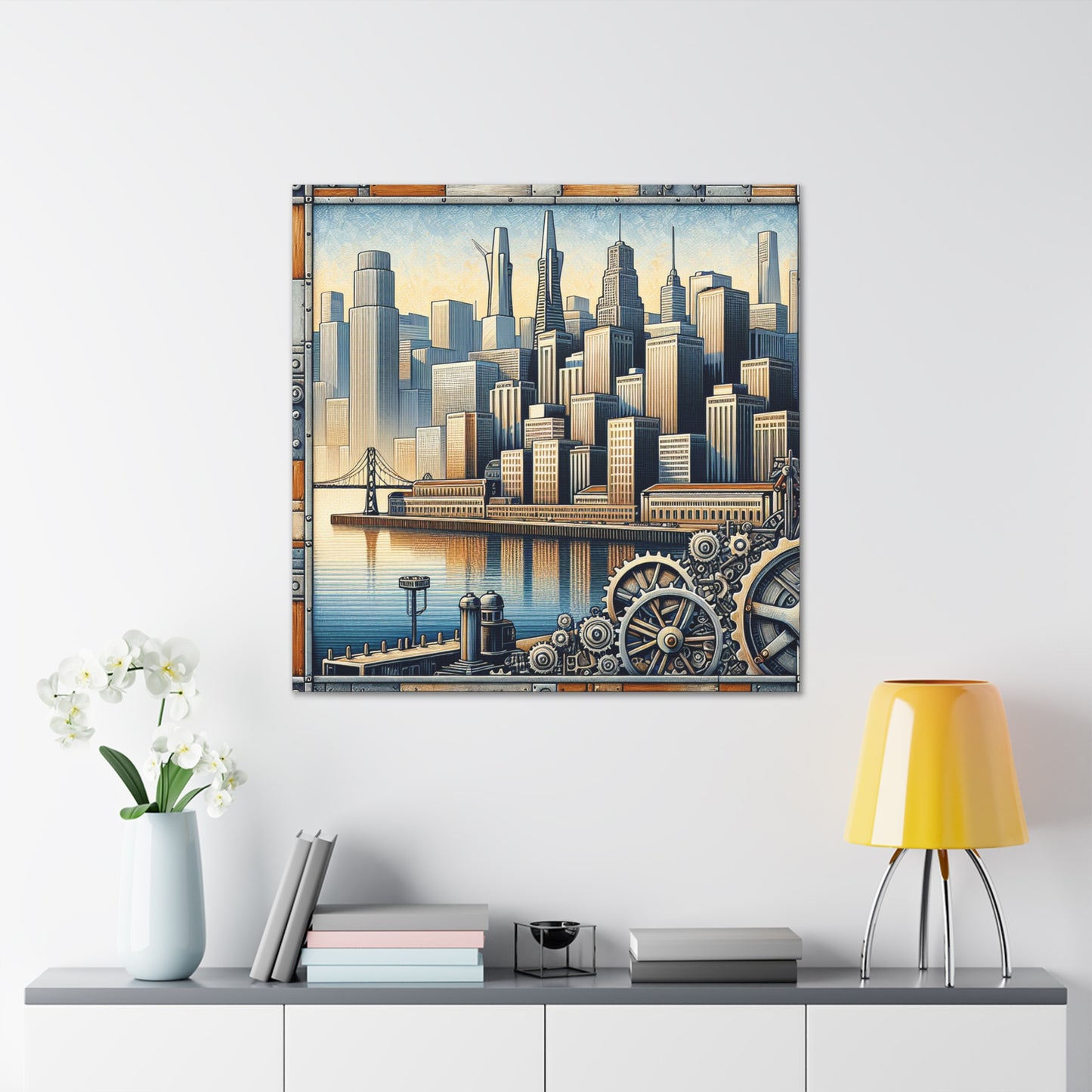 Cityscape Serenade - Canvas