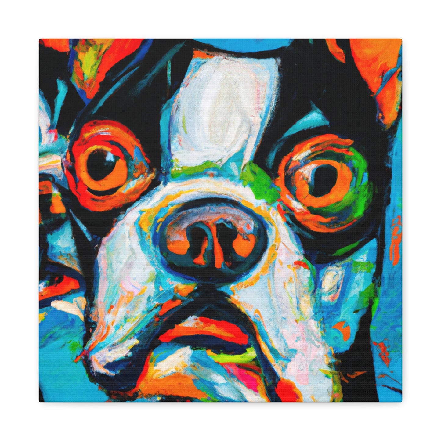 Boston Terrier Dreamscape - Canvas