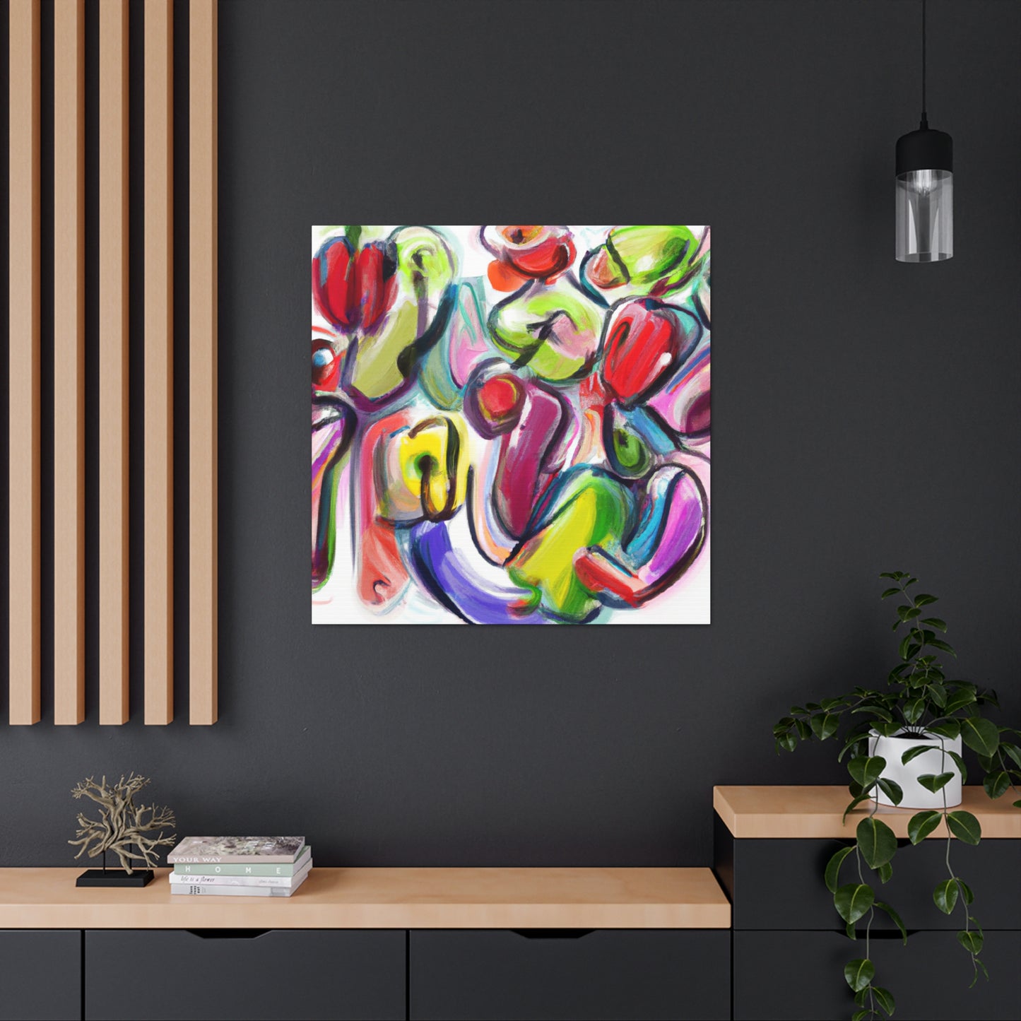 "Vegetables in Abstraction" - Canvas