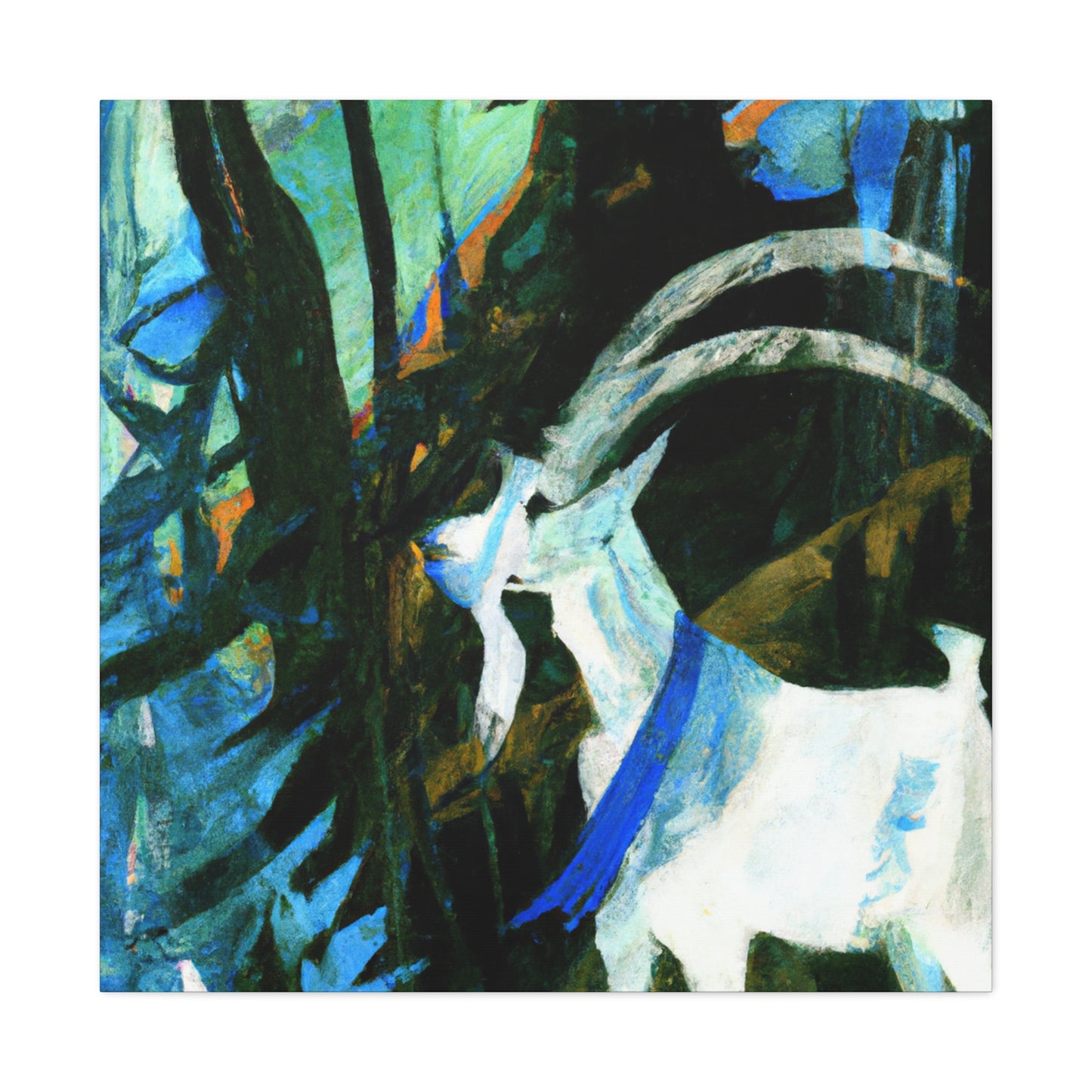 Mountain Goat Grandeur - Canvas