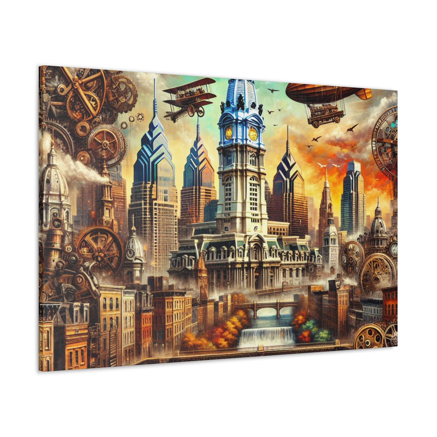 "Phantom Steam City" - Canvas