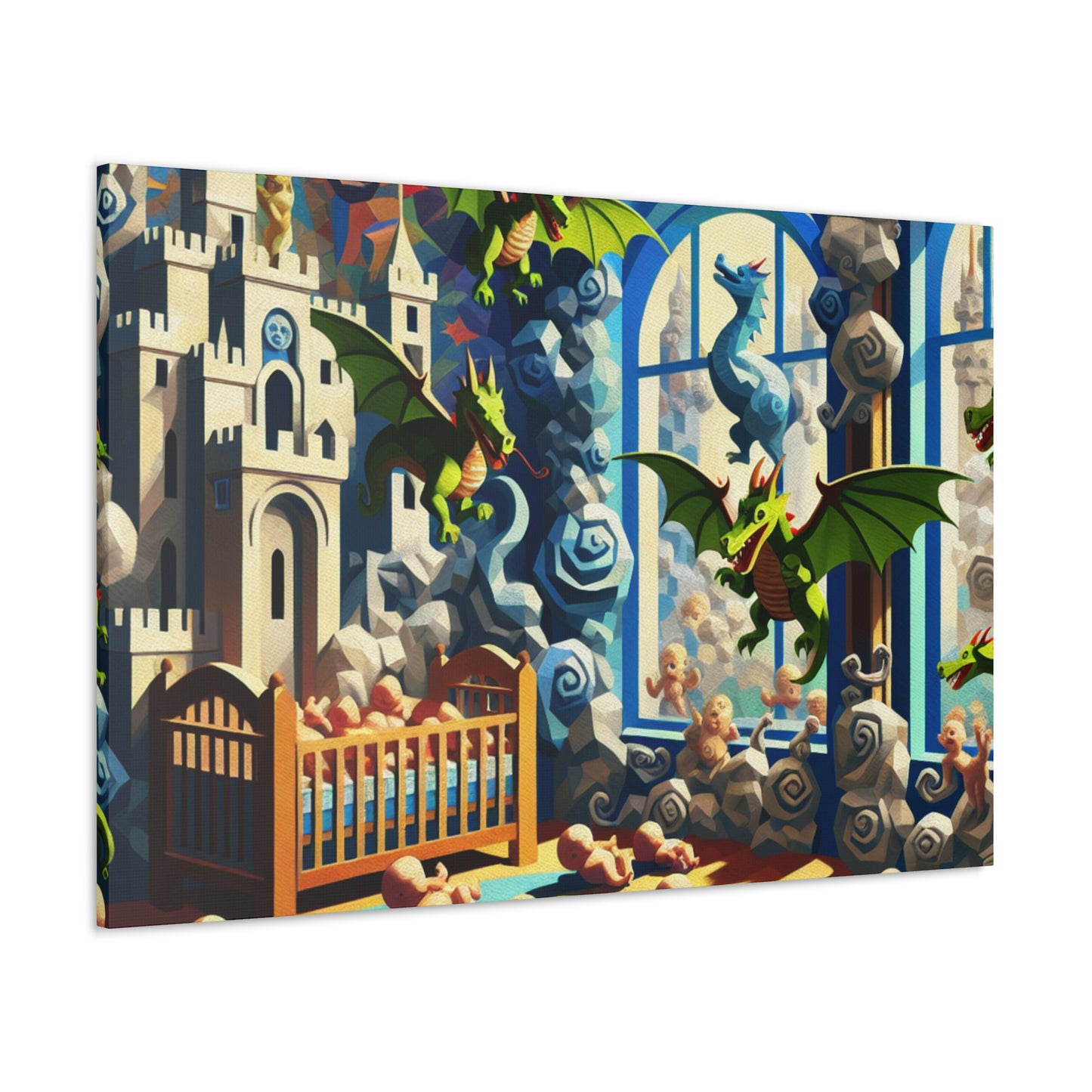 Enchanting Dragon Fantasy - Canvas