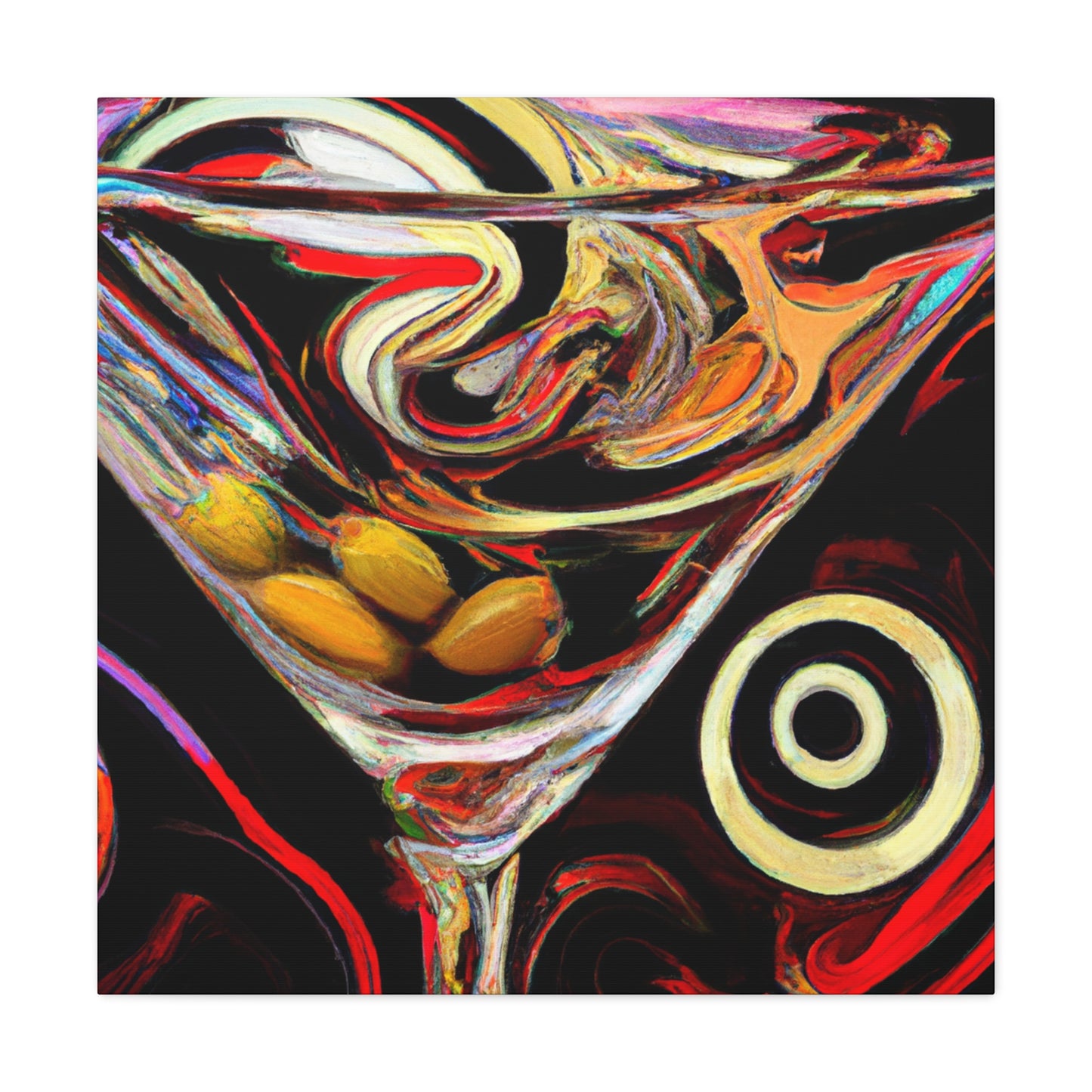 Martini's Heavenly Toast - Canvas