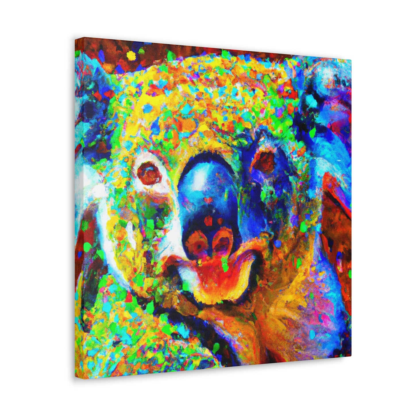 Koala in Pointillism - Canvas