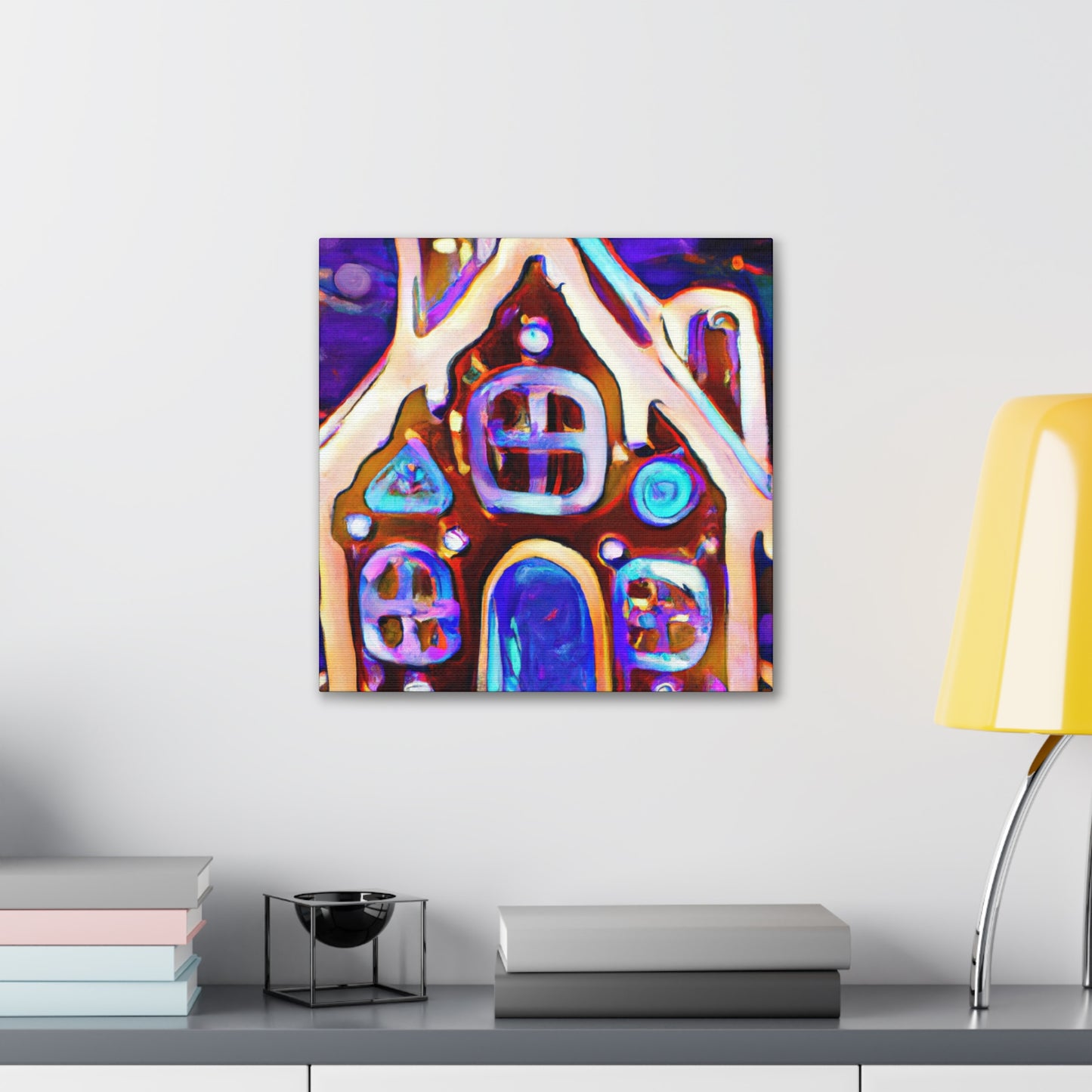 Gingerbread Home Dreaming - Canvas