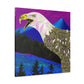 "The Bald Eagle Flies". - Canvas