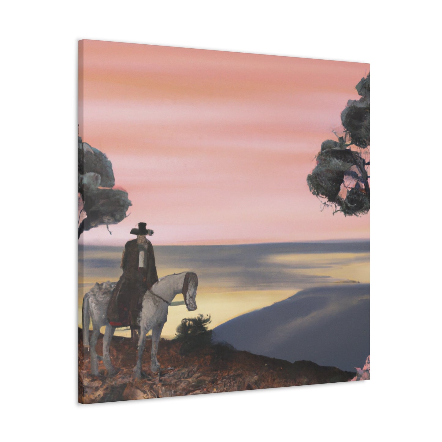 Western Landscape Vista - Canvas