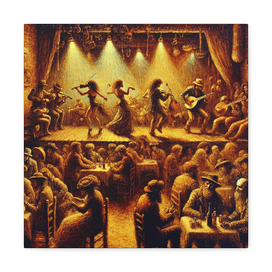 Enchanting Cabaret Revelry - Canvas