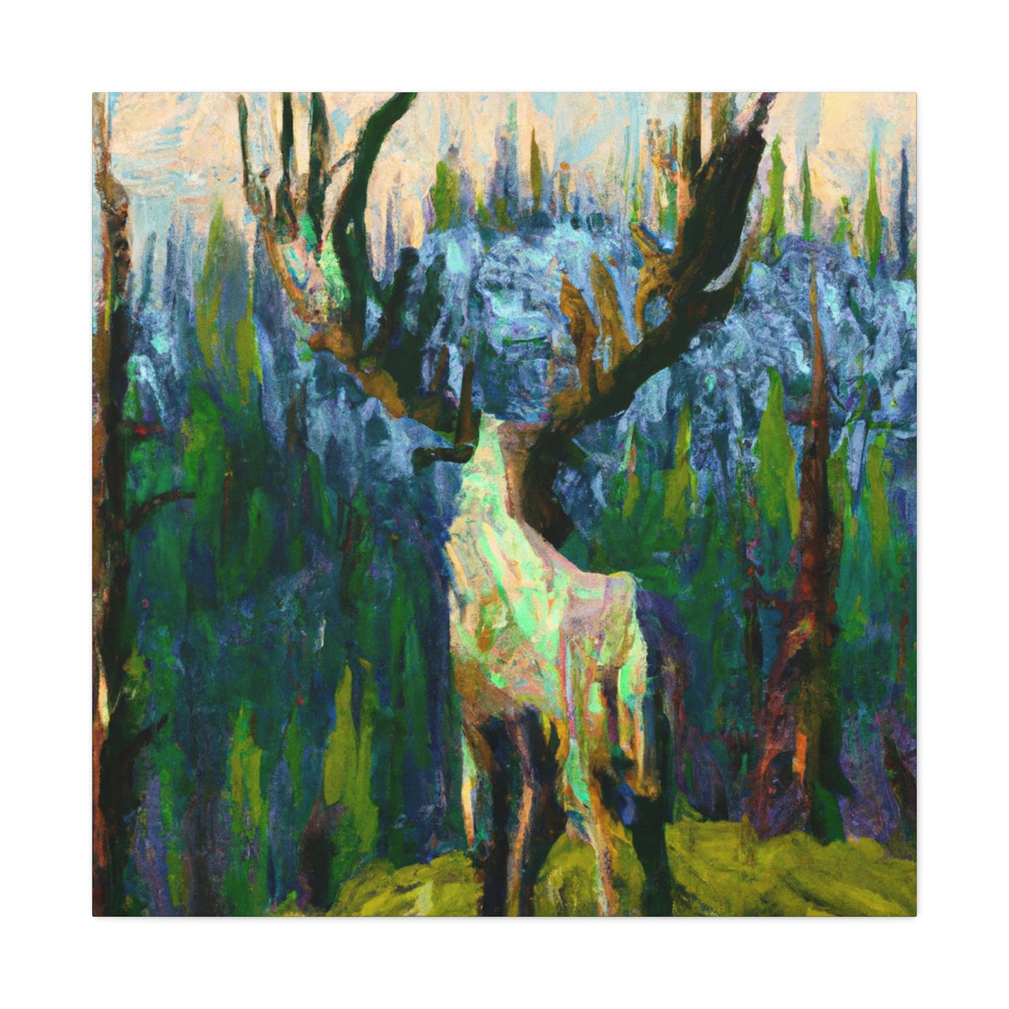 Majestic Elk Painting - Canvas