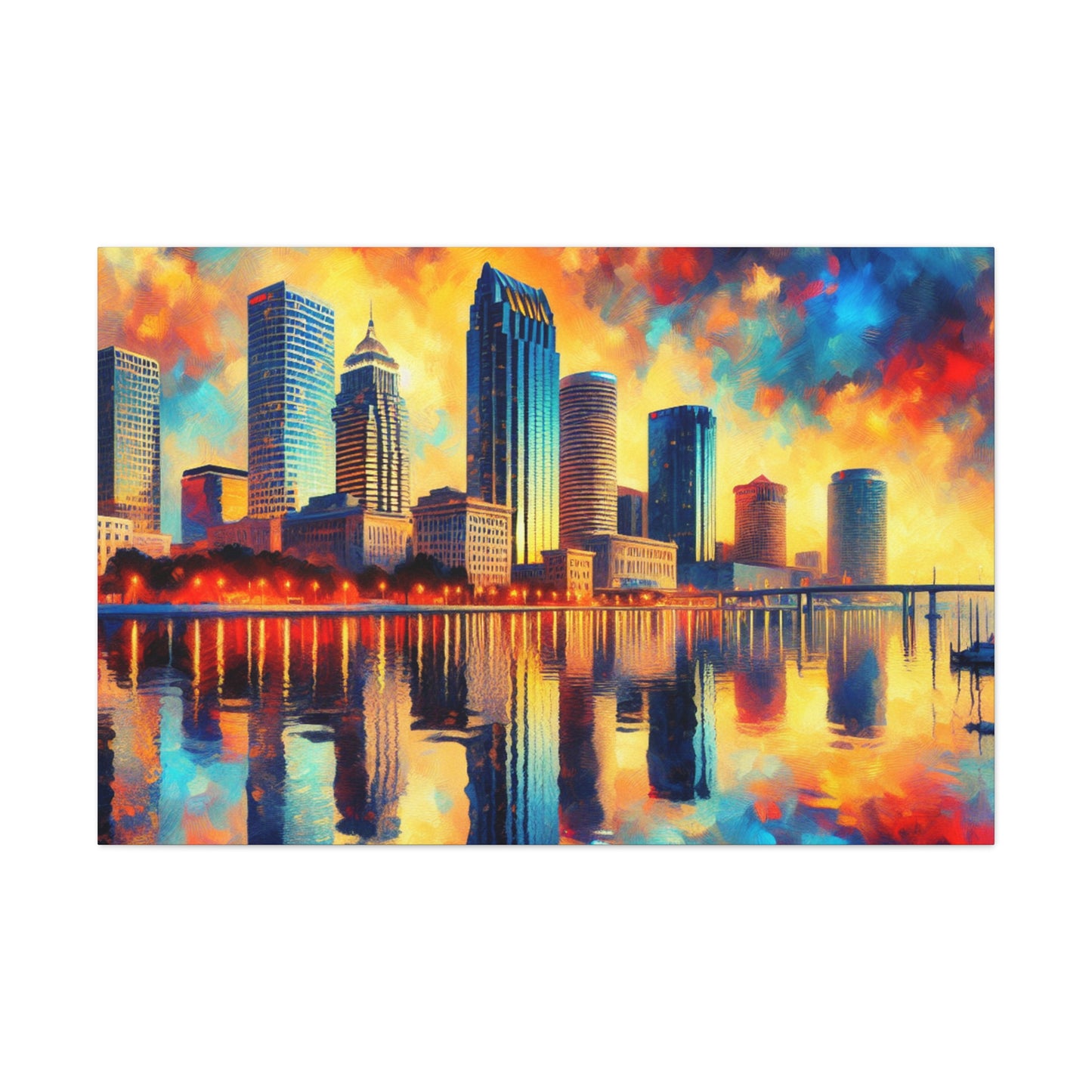 "Enigmatic Tampa Dreams" - Canvas