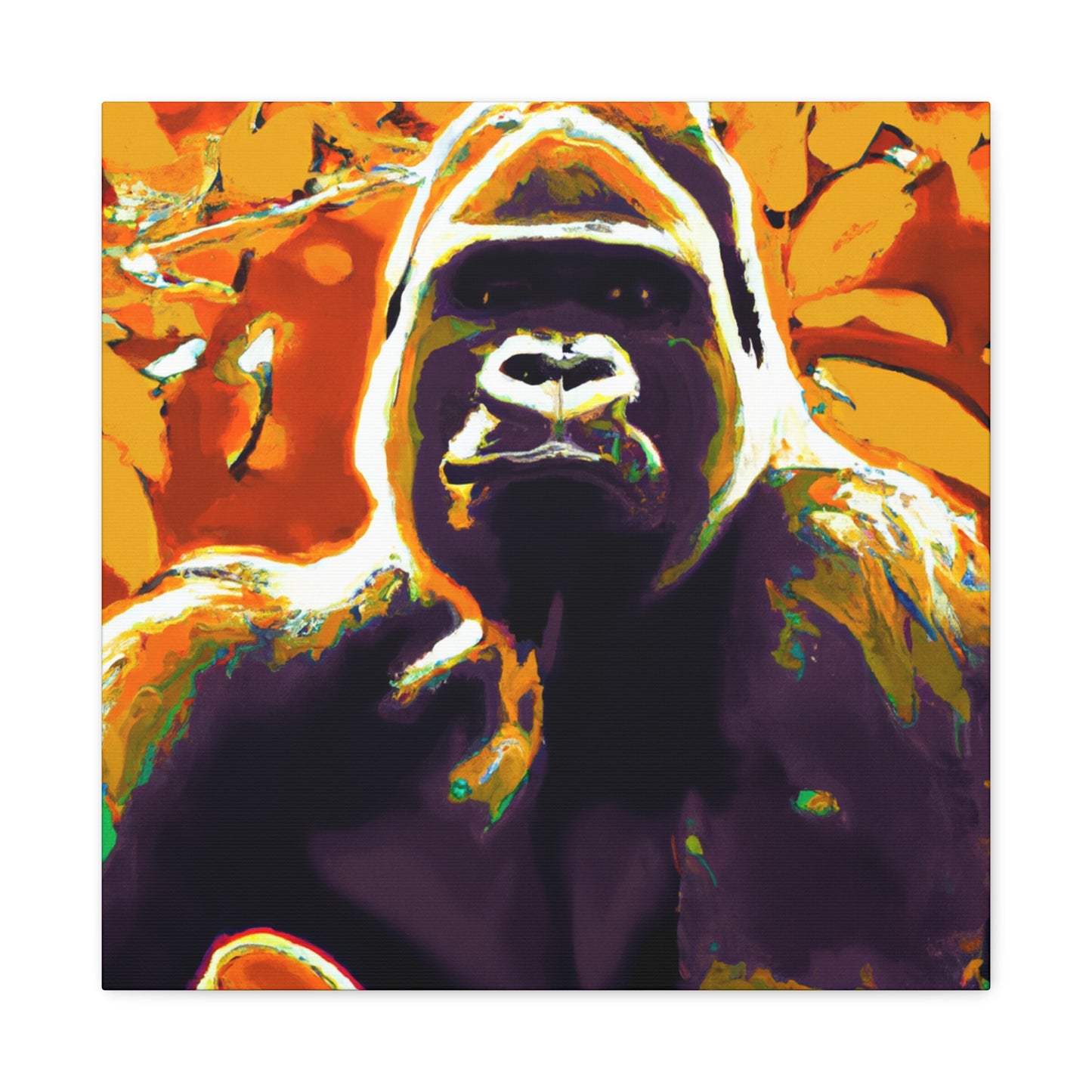 Gorilla in Technicolor - Canvas