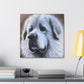 "Proud Pyrenees Portrait" - Canvas