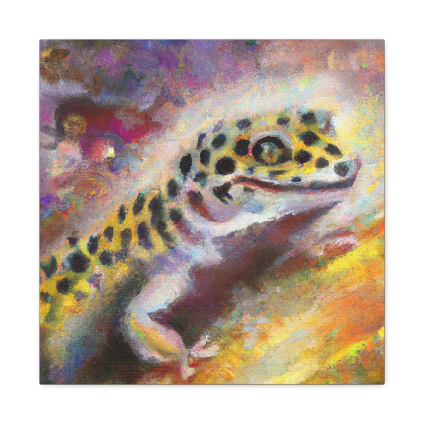 Leopard Gecko Sunrise - Canvas