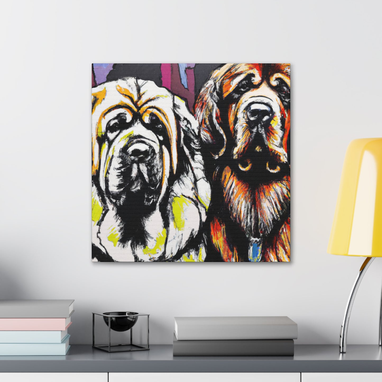 Tibetan Mastiff Portrait - Canvas