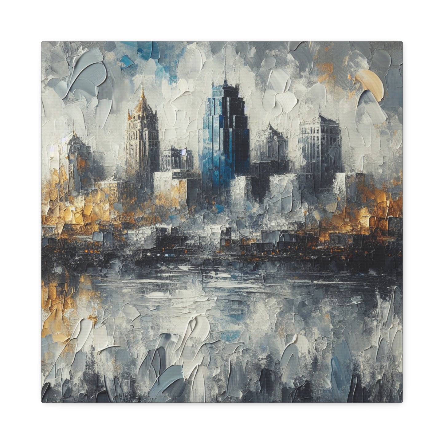 "Urban Symphony Unveiled" - Canvas