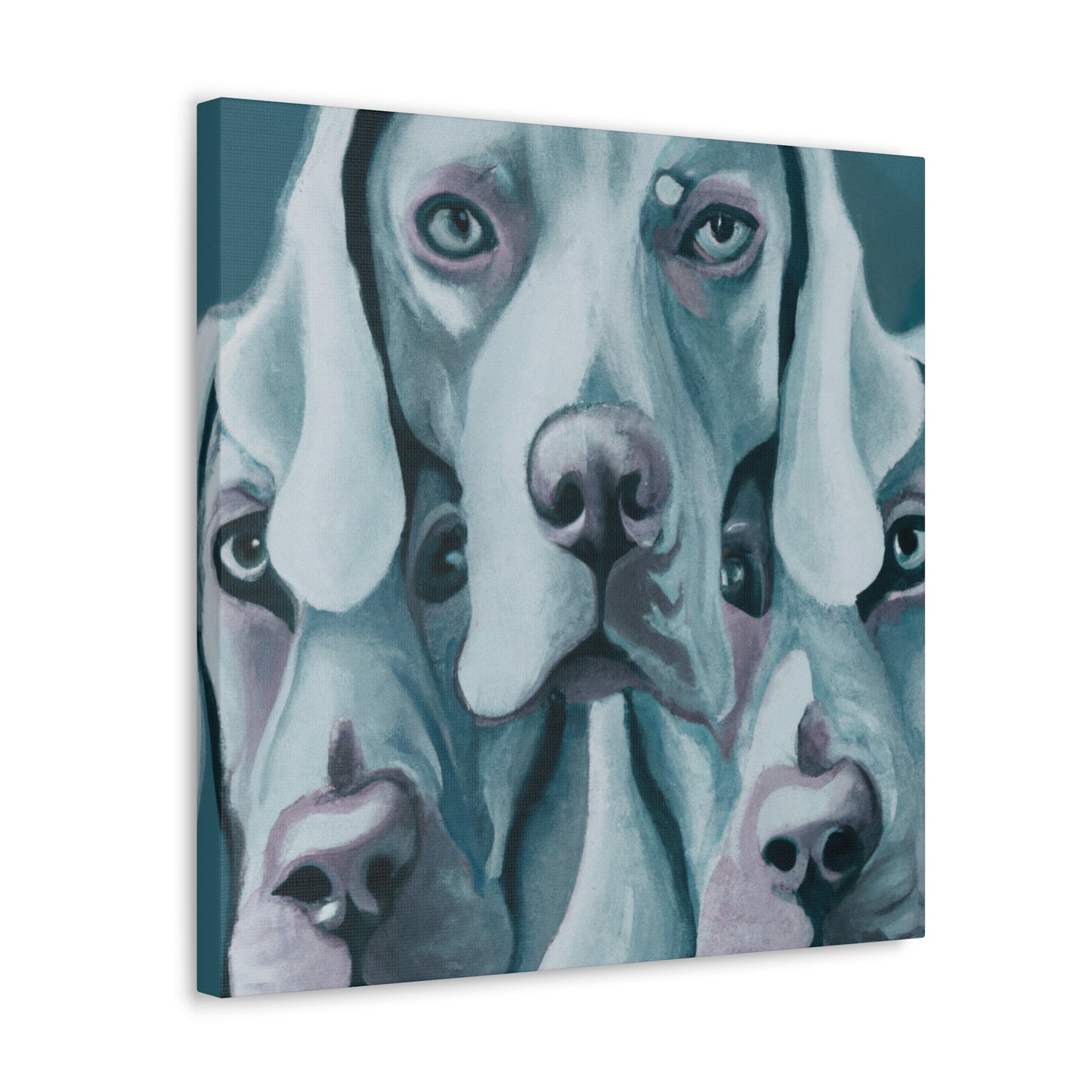 "Weimaraner Stare Majestic" - Canvas