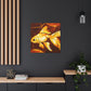 "Golden Glimmer of Goldfish" - Canvas