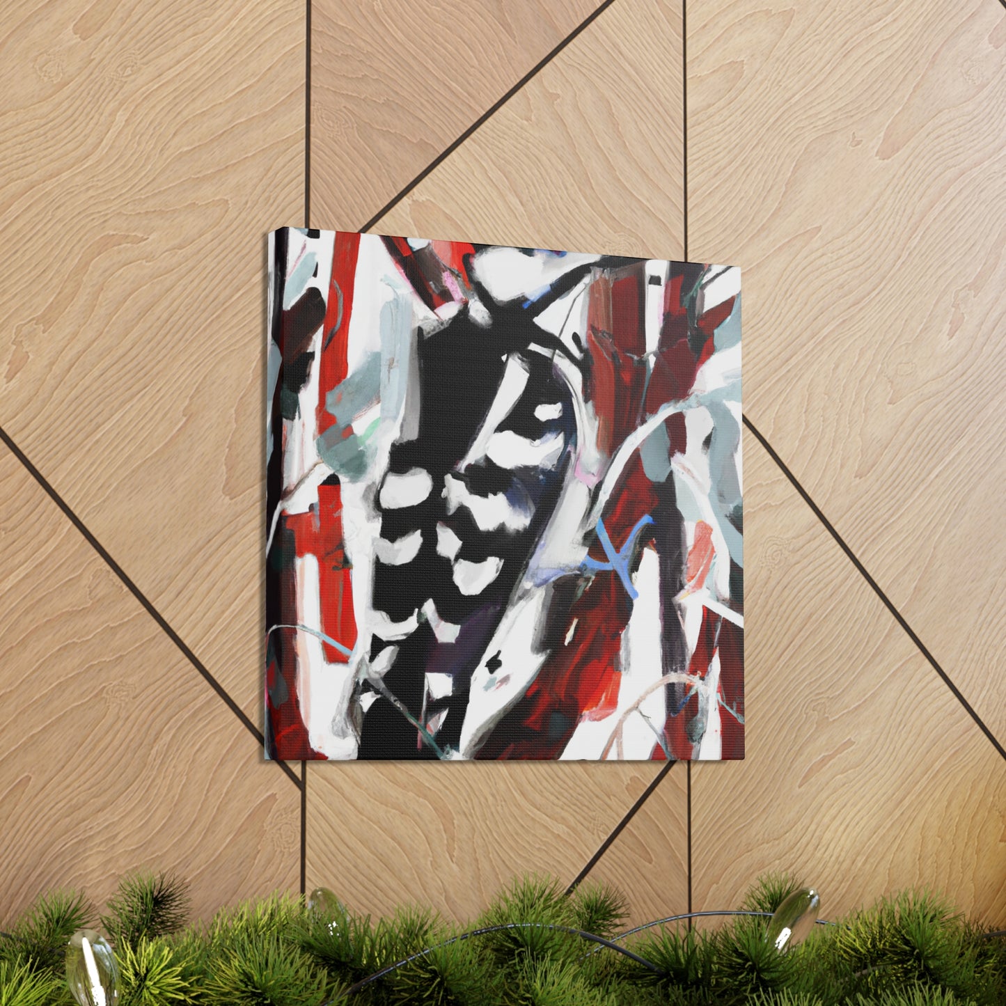 Downy Woodpecker Joy - Canvas