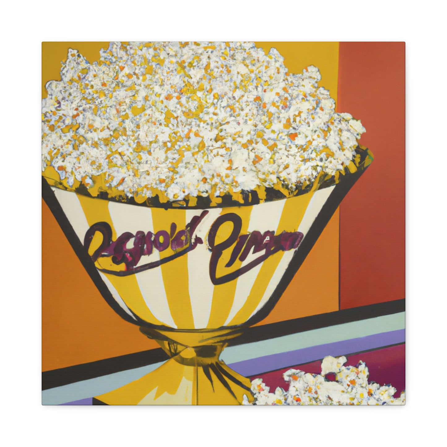 "Popcorn Art Deco Dream" - Canvas