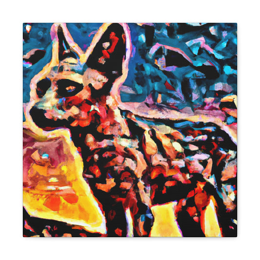 "Coyote in Surrealism" - Canvas