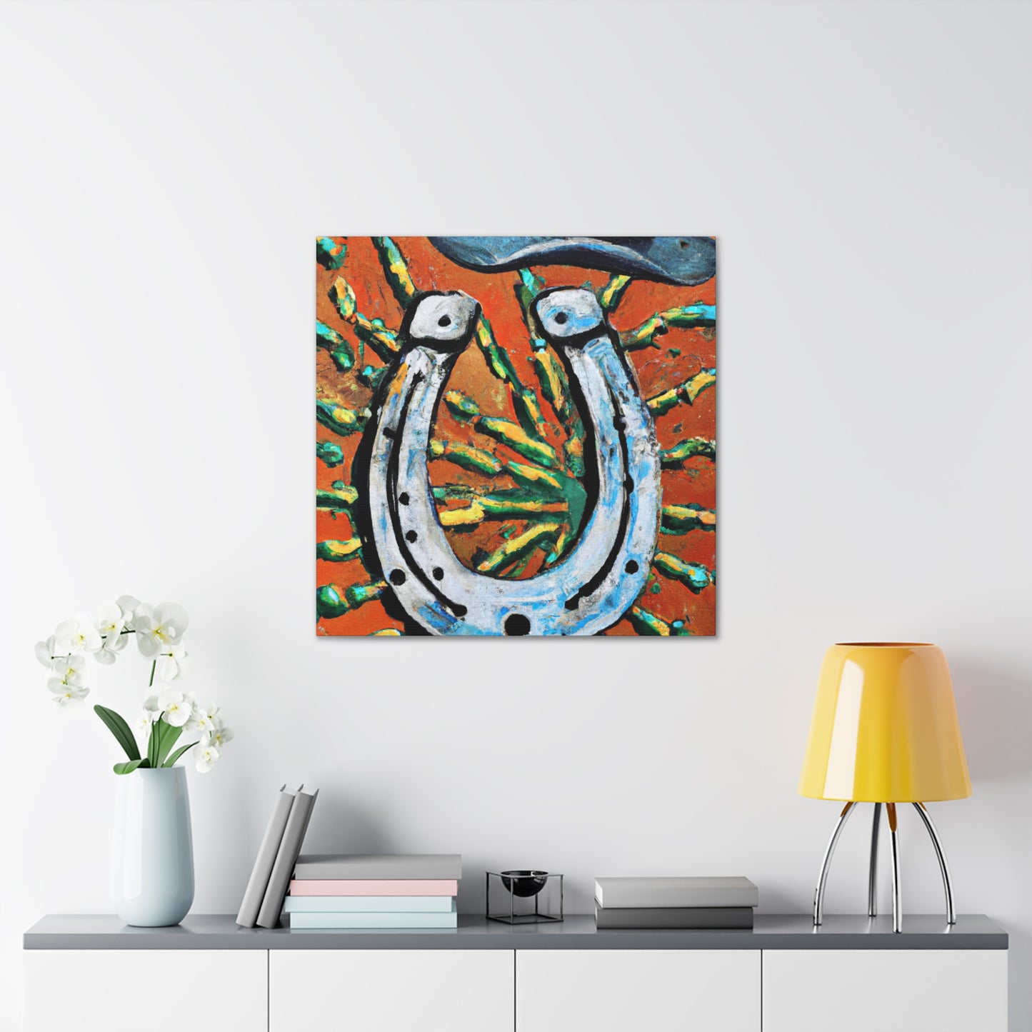 "Horseshoe Forge: Art" - Canvas