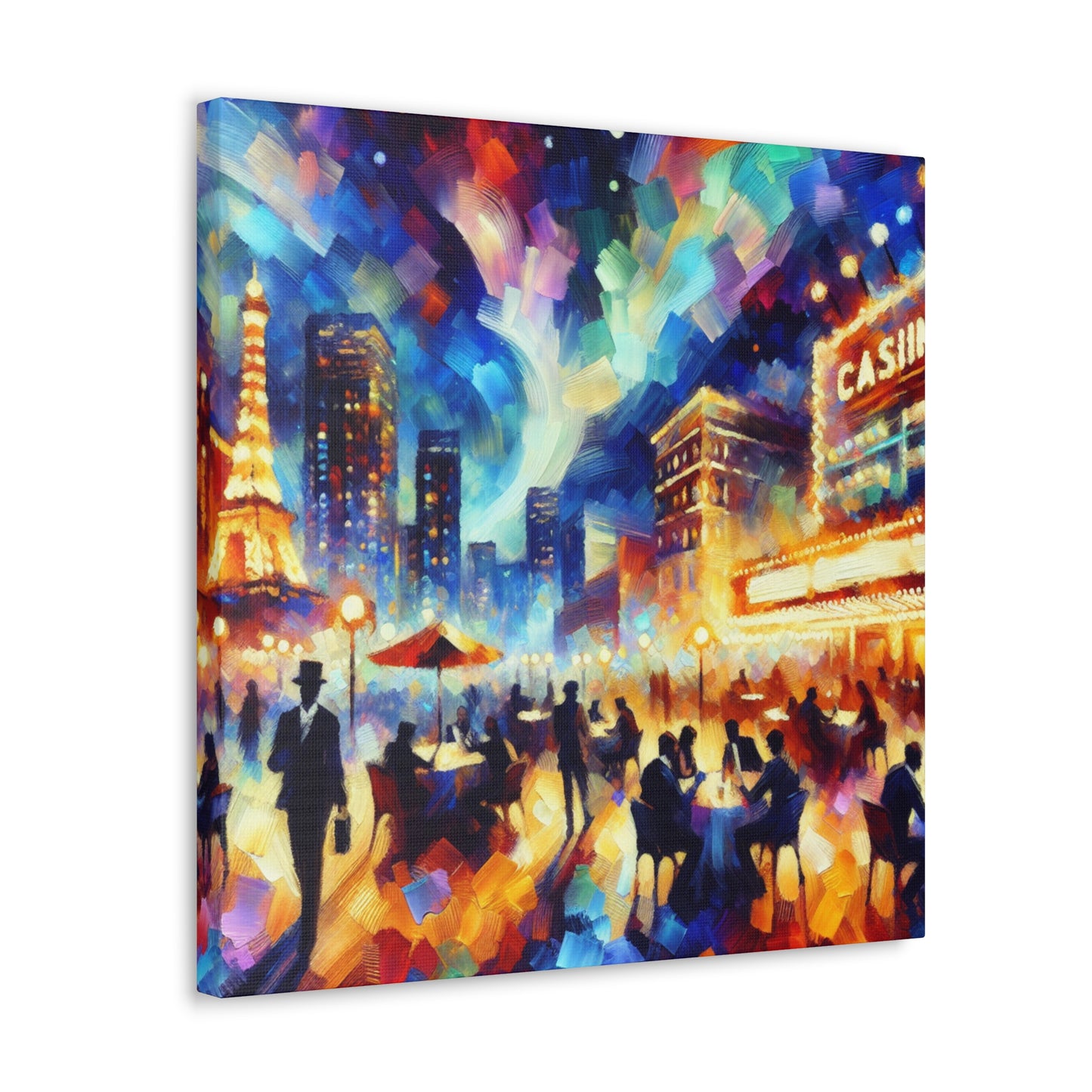 Colorful Casino Chaos - Canvas