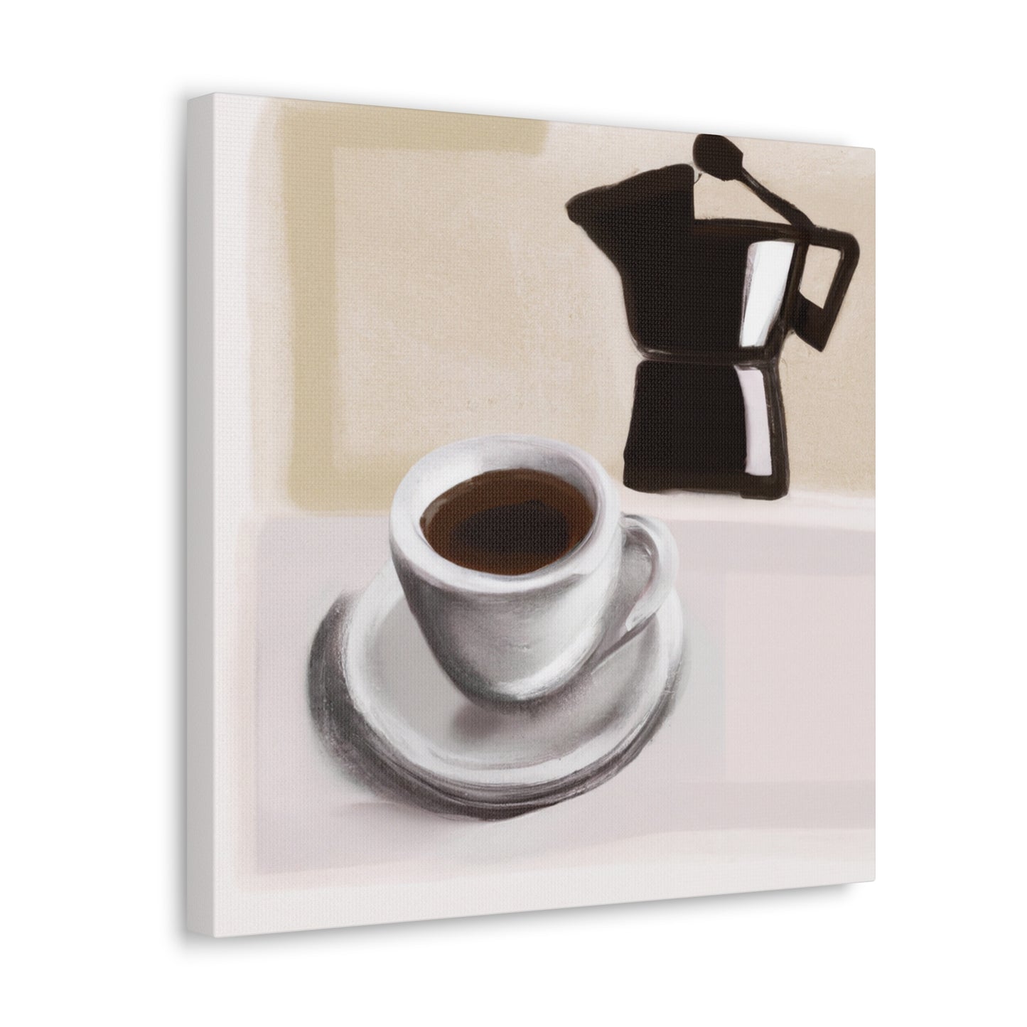 "Coffee Morning Revelations" - Canvas