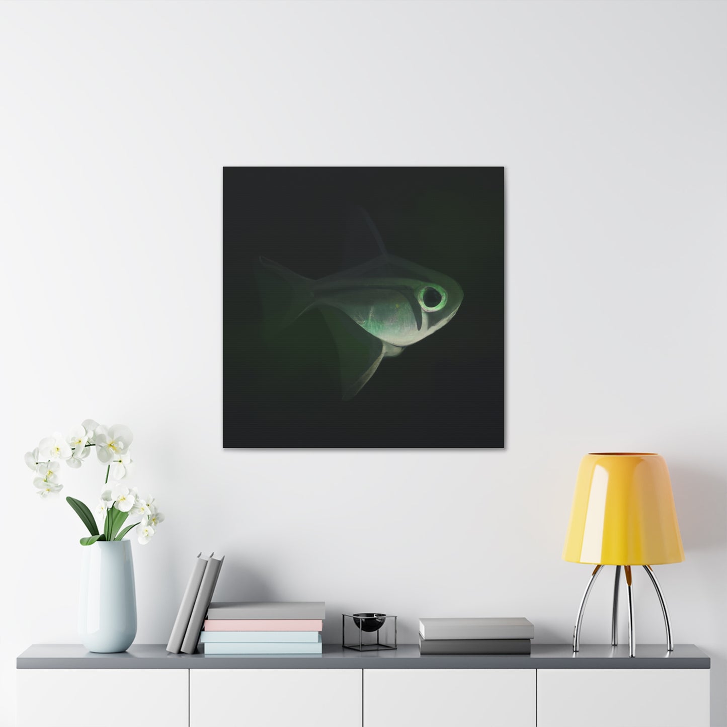 Neon Tetra Explosion - Canvas