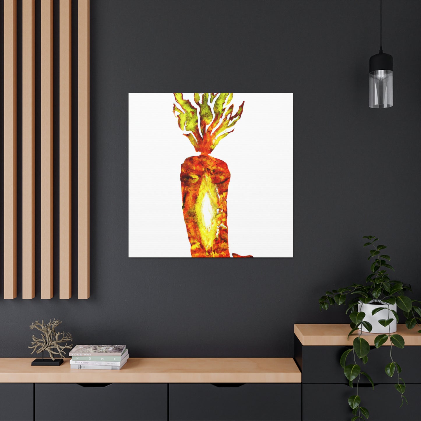 "Carrots in Bloom' - Canvas