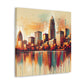 "Vibrant Urban Southern Melody" - Canvas