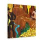 Golden Underworld Mine - Canvas