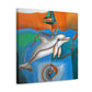 Dolphins in Dreamland - Canvas