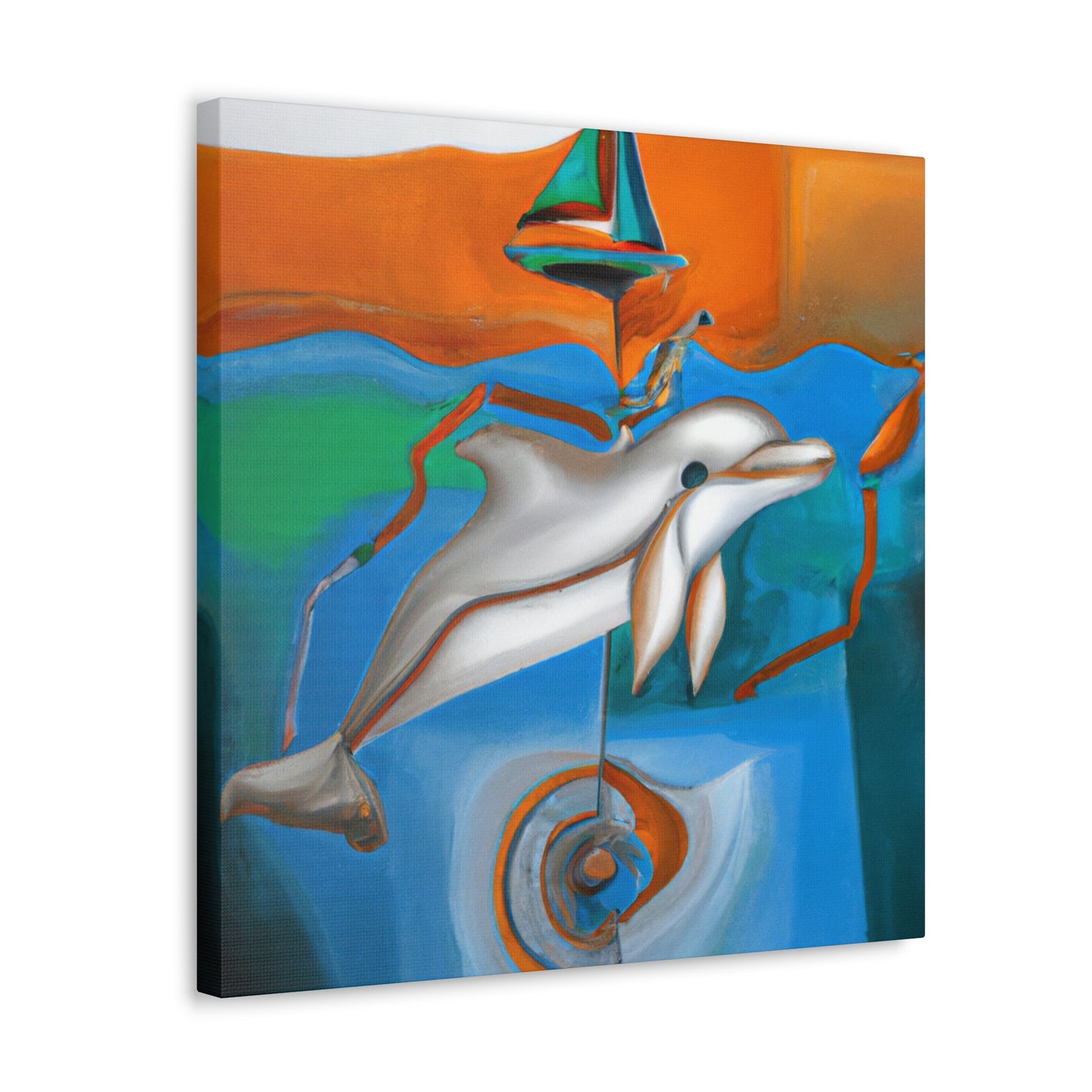 Dolphins in Dreamland - Canvas