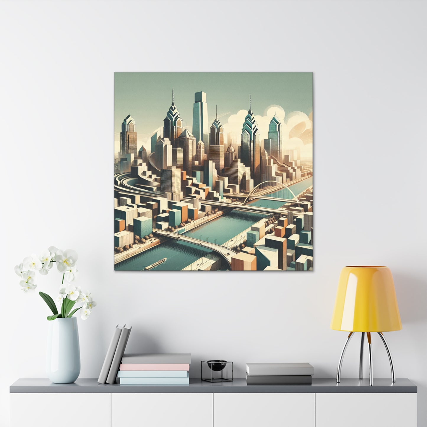 "Urban Symphony Transcended" - Canvas