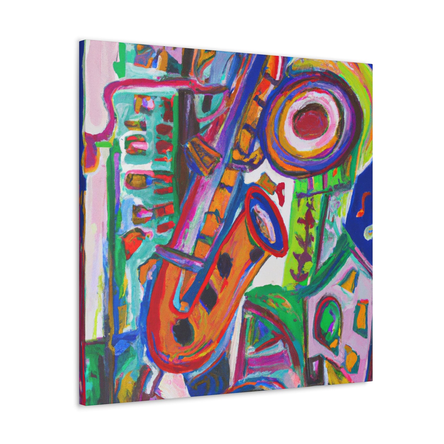 "Clarinet in Expressionism" - Canvas