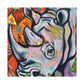 Rhinoceros Majestic Beauty - Canvas