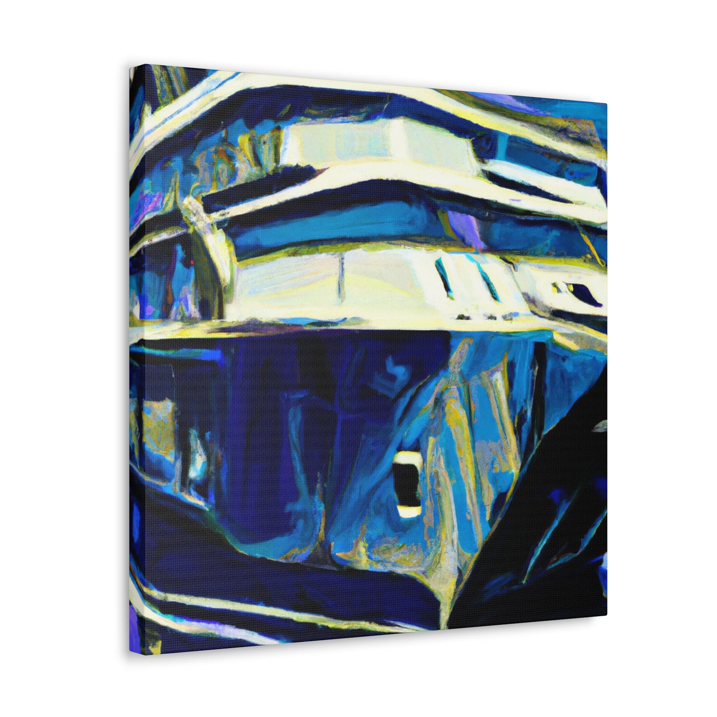 Cruise Ship Abstraction - Canvas