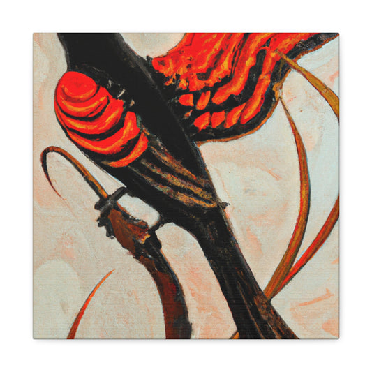 "Red Winged Splendor" - Canvas