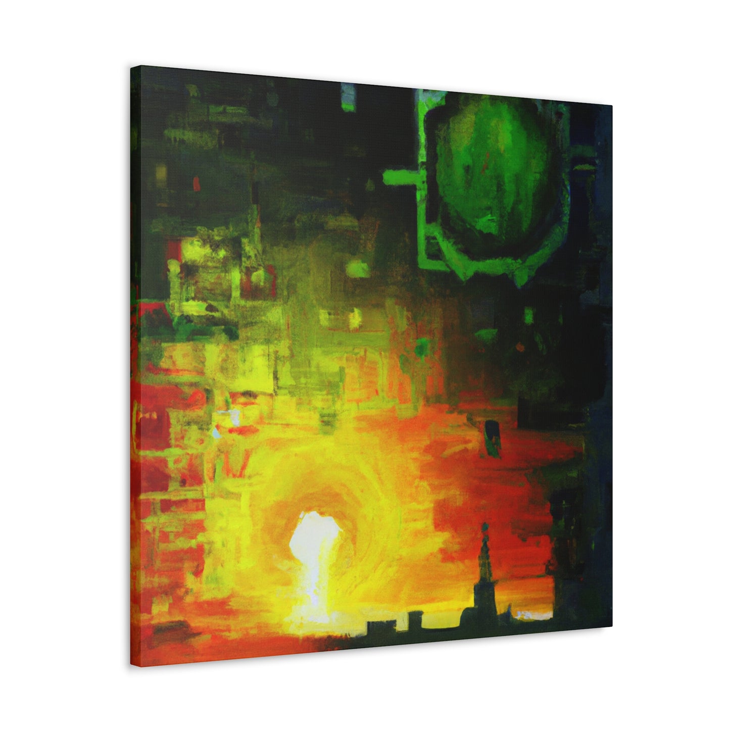 "Futurist Visions Ahead" - Canvas