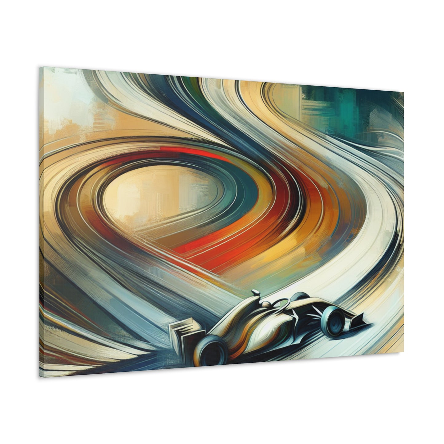 Racing Spirals - Canvas