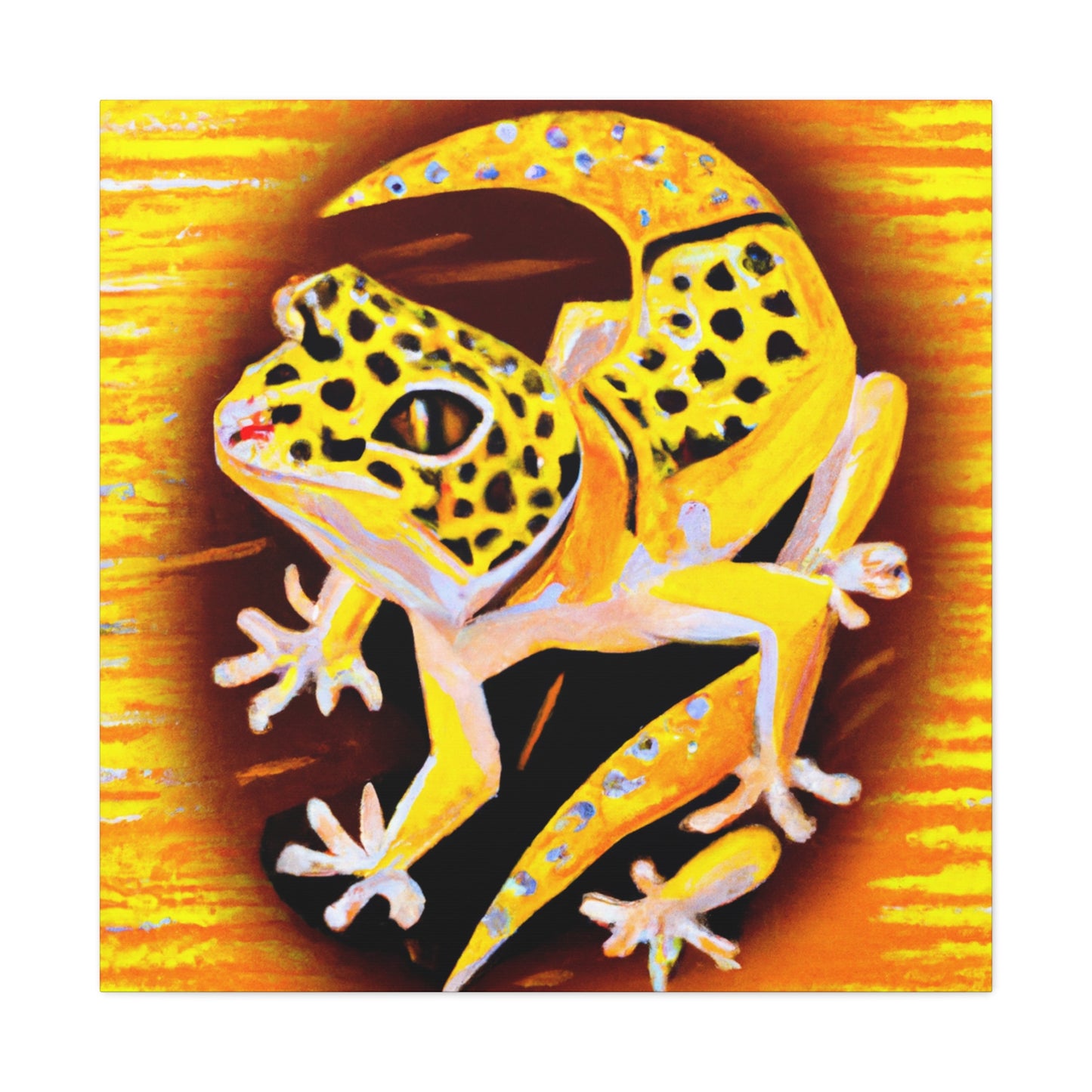 Leopard Gecko Deco. - Canvas