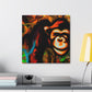 Chimp's Whimsical Adventure - Canvas