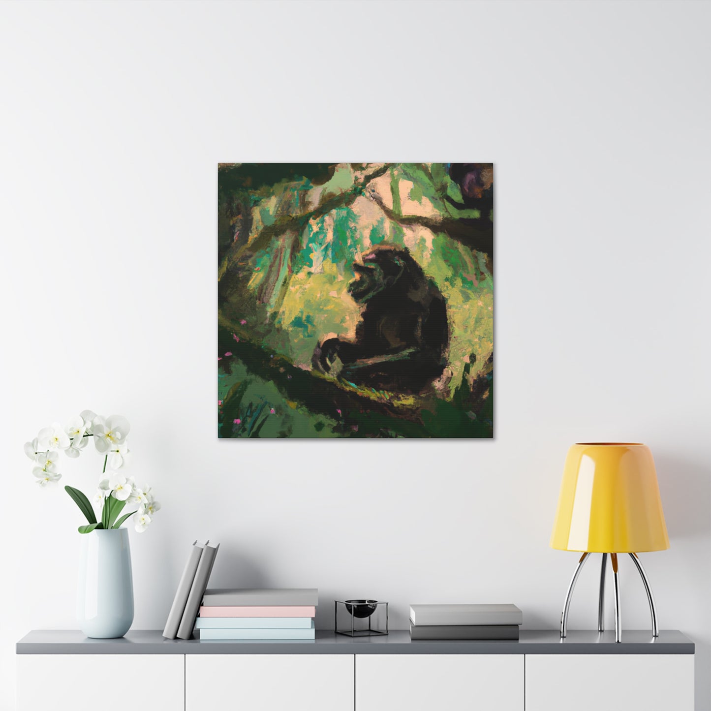 Chimpanzee Expressionistic Dream - Canvas