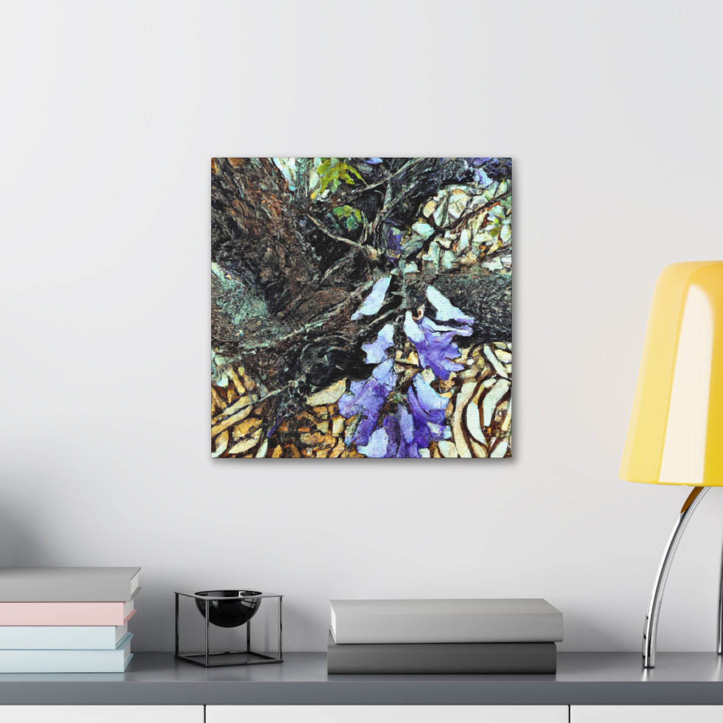 Jacaranda In Reflection - Canvas